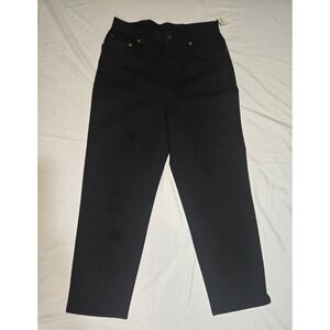 Lauren Ralph Lauren Black Pants Womens 8P Straight Stretch Casual NWT READ